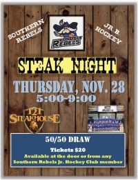 Steak Night - Southern Rebels