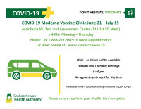 Covid-19 Moderna Vaccine Clinic