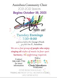 POSTPONED - Assiniboia Community Choir