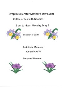 Drop In Day After Mother's Day Coffee and Tea with goodies