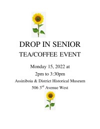 Drop In Senior's Tea and Coffee Event