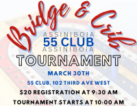 Assiniboia 55 Club Bridge & Crib Tournament