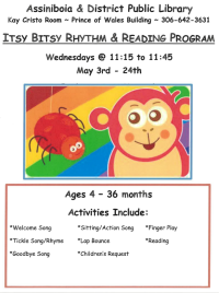 Itsy Bitsy Reading & Rythm Program