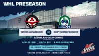WHL Game, Moose Jaw Warriors vs Swift Current Broncos