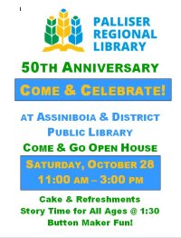 Palliser Regional Library 50th Anniversary