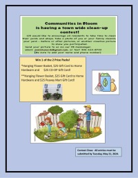 Communities in Bloom Clean-up Contest