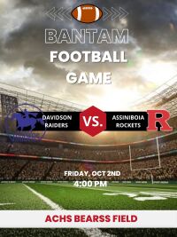 Bantam Rockets Football Game
